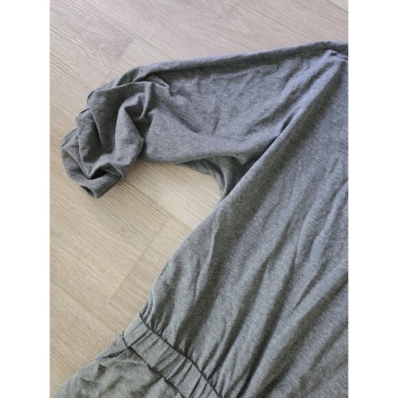 Soft Surroundings Audun Cotton Modal Heathered Grey One Piece Jumpsuit S Small - Picture 5 of 14